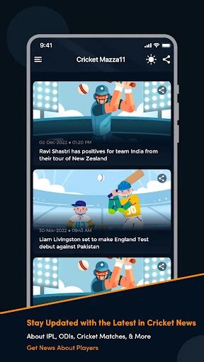 Cricket Mazza 11 Live Line for Android .